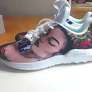 Beautiful uniquely designed womens European 43 customized sneakers